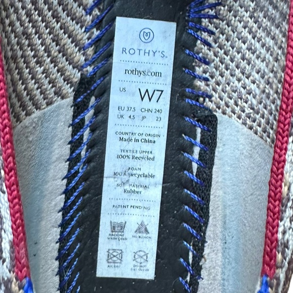 Rothy's Womens Round Toe Leopard‎ Print Loafer Size: 7 - Picture 7 of 10